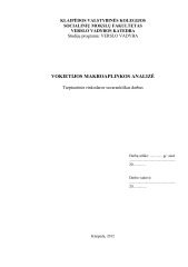 Vokietijos makroaplinkos analizė 1
