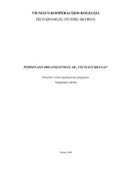 Personalo organizavimas įmonėje 1