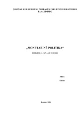 Monetarinė politika 1