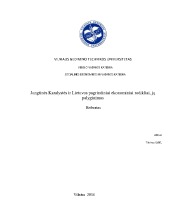 Ekonomikos referatas Jungtinės Karalystės ir Lietuvos pagrindiniai ekonominiai rodikliai, jų palyginimas 1