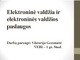 Elektroninė valdžia ir elektroninės valdžios paslaugos skaidrės