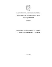 LR biudžeto 2010-2013 metų analizė 1