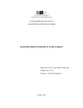 Elektronikos pagrinai (pn sandūrų parametrų ir talpų tyrimas) 2 namu darbas 1