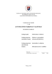 Automatinis parkingo valdymas 1