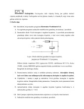 Diodų ir tranzistorių modeliavimas naudojant electronics workbench programą 2