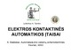Elektros kontaktinės automatikos įtaisai