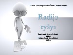 Radijas skaidrės 1