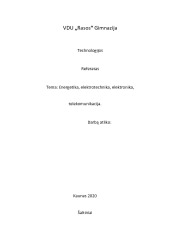 Energetika, elektrotechnika, elektronika, telekomunikacija 1