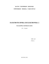 Elektrotechnikos ir elektronikos savarankiškas 1
