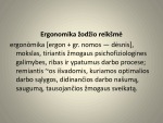 Dantistų darbo ergonomika 2