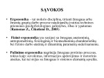 Ergonomikos principai 3