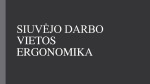 Siuvėjo darbo vietos ergonomika 1