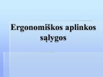 Darbo vietos ir darbo sąlygų ergonominiai aspektai 3