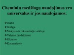 Cheminiai rizikos veiksniai medicinos įstaigose 2