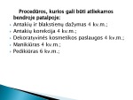 Ergonominiai reikalavimai kosmetologijos kabinetuose 3