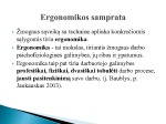 Kompiuterizuotos darbo vietos ergonomika skaidrės 3