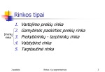 Rinkos ir jų segmentavimas 3