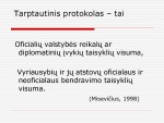 Protokolas Etiketas skaidrės 2