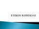 Etikos kodeksai pristatymas 