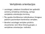 Vertybinės orientacijos: vertybių kūrimas 2