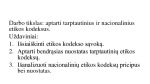 Tarptautiniai/nacionaliniai etikos kodeksai 2