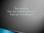 Kalbos etiketas skaidrės 2