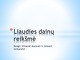 Liaudies dainų reikšmė
