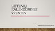 Lietuvių kalendorinės šventės - Joninės