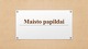 Maisto papildai projektas 
