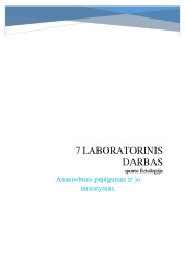 Anaerobinis pajėgumas ir jo nustatymas 1