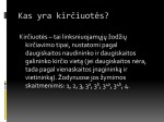 Daiktavardžių kirčiuotės 3