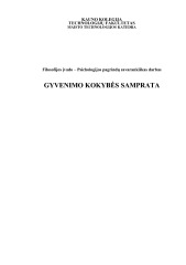 Gyvenimo kokybė 1