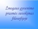 Žmogaus gyvenimo prasmės suvokimas filosofijoje