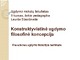 Konstruktyvistinė ugdymo filosofinė koncepcija