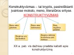 Konstruktyvistinė ugdymo filosofinė koncepcija 3