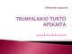 Trumpalaikio turto apskaita skaidrės