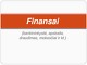 Finansai: bankininkystė, apskaita, draudimas, mokesčiai (2) 