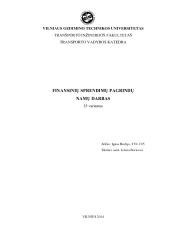 Finansinių sprendimų pagrindų namų darbas 25 variantas 1