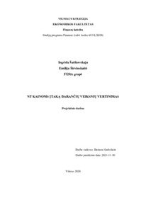 Nekilnojamo turto kainoms įtaką darančių veiksnių vertinimas 1