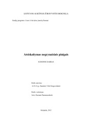 Atsiskaitymas negrynaisiais pinigais 1