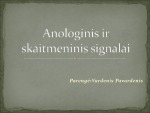 Anologinis ir skaitmeninis signalai 1