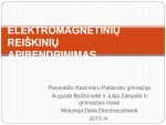 Elektromagnetiniai reiškinai 1