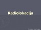 Radiolokacija skaidrės