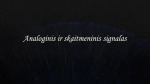 Analoginis ir skaitmeninis signalas skaidrės 1