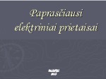 Elektriniai prietaisai skaidrės 1