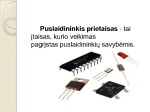 Puslaidininkiniai prietaisai 2