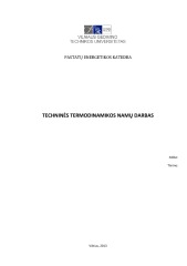 Techninės termodinamikos namų darbas 1