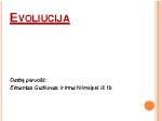 Evoliucijos teorija skaidrės 1