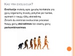 Evoliucijos teorija skaidrės 3