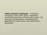 Hablo teleskopas 2